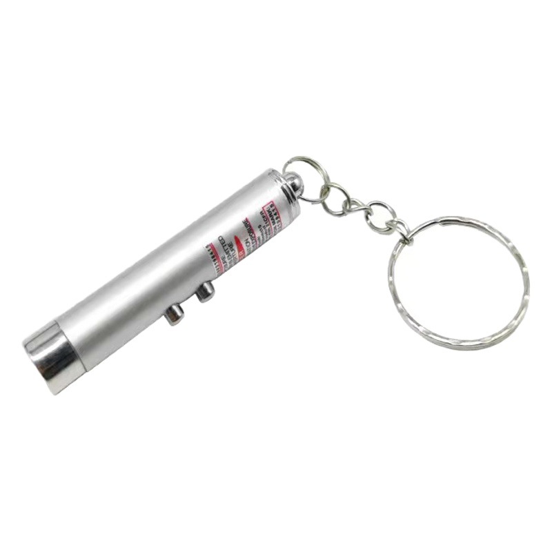 Aluminum alloy gift emergency small Flashlight led laser cat stick mini keychain light cat laser pointer