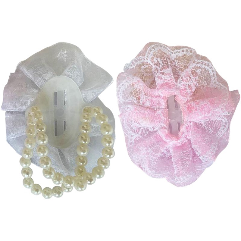 Picture of Handmade DIY accessories with beads wrist flower hand flower Pearl Flower bride hand flower accessories wedding wedding supplies