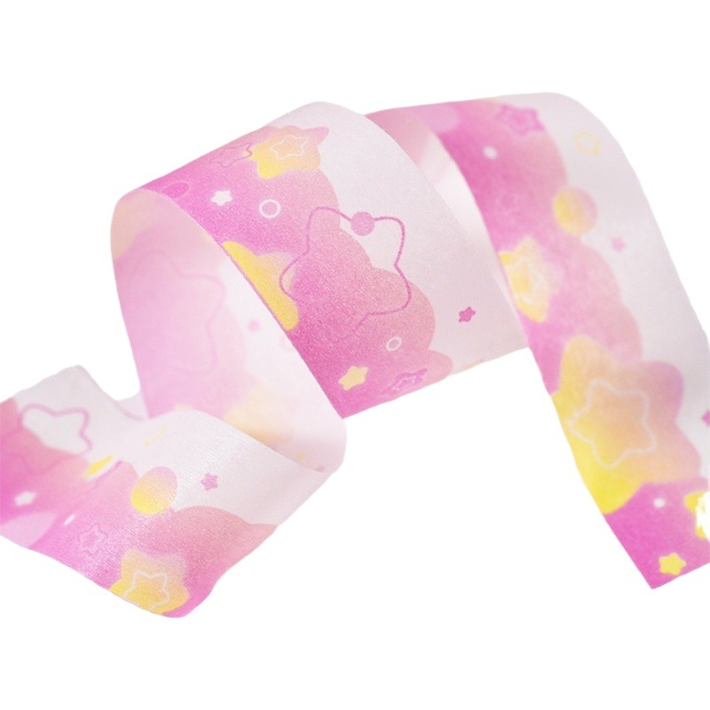 AGUGU Romantic Overture Dream Hand Account Tape Creative Cloud Hand Account Sticker Landscape and Paper Tape Set 4 Volumes
