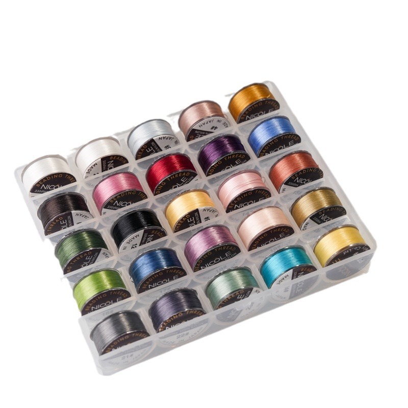Picture of Japan Imported Nylon Beaded Line Jewelry Braided Line DIY Accessories 46m Beaded Line Bracelet Line