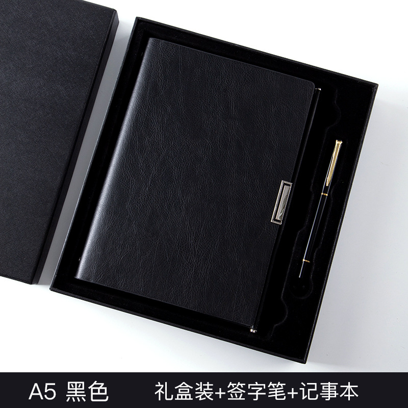 Picture of Creative loose-leaf notebook A5 personality diary simple meeting record book card business high-end notebook