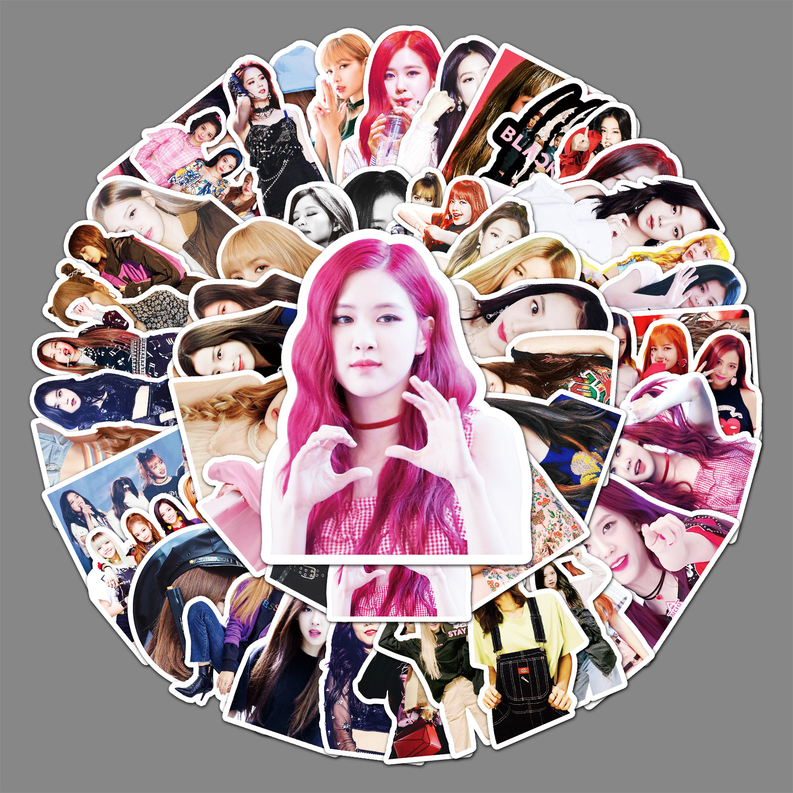 Picture of 52 blackpink Girl Group Members Star Peripheral Luggage Scooter Laptop Car Stickers