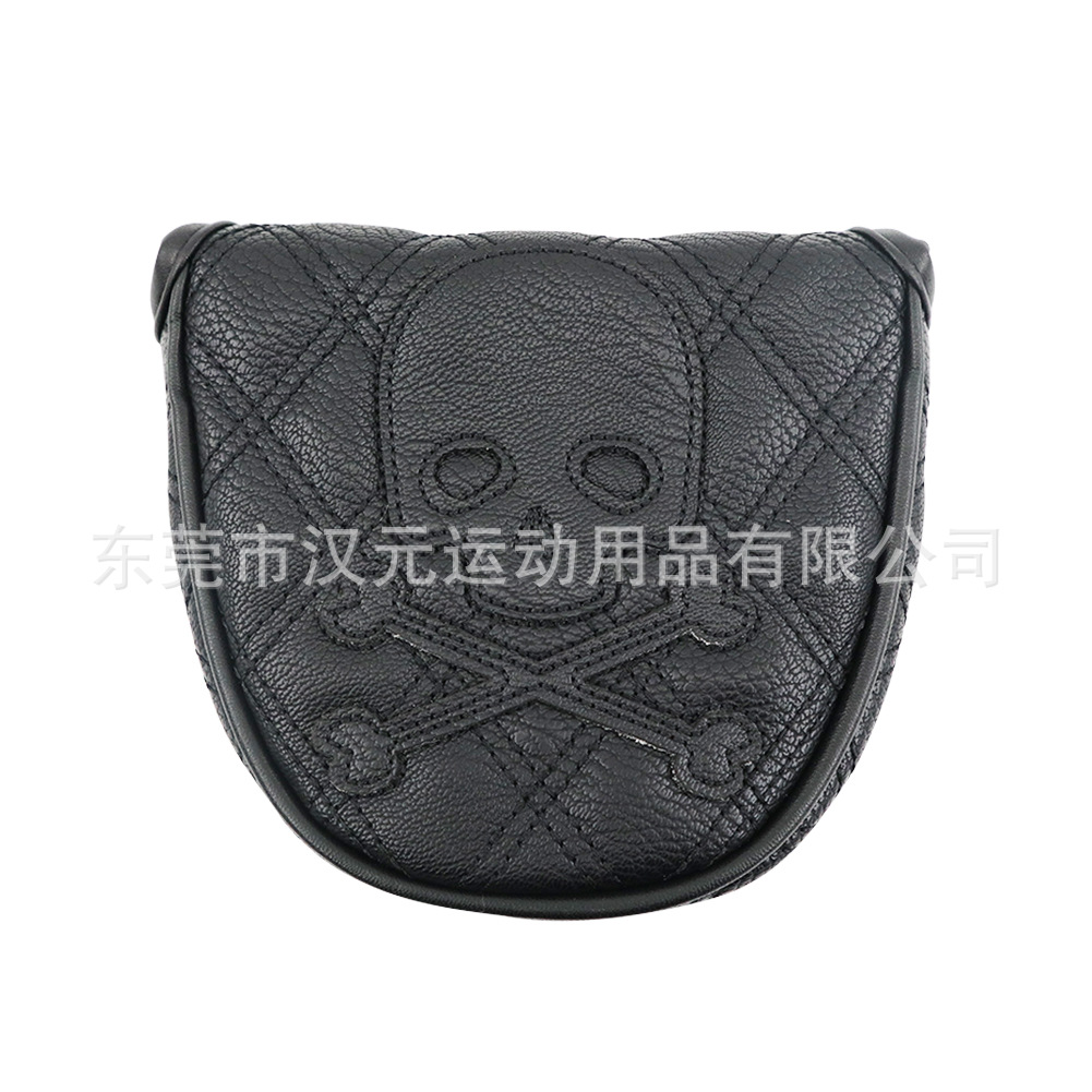 Picture of Manufacturers new golf pole cover wooden pole cover head cover hat cover skull push pole cover sports outdoor protective hat cover
