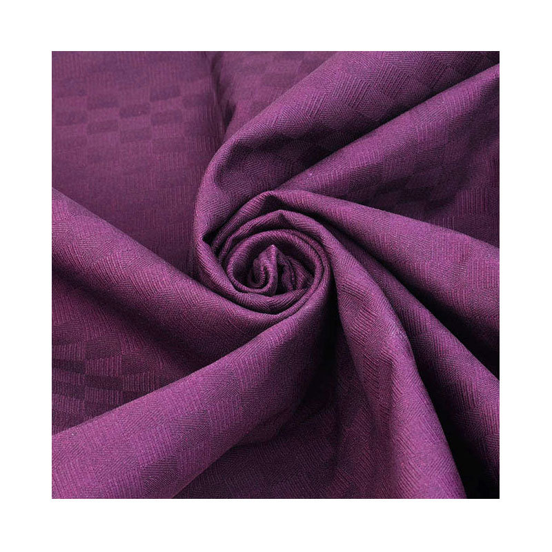 Stock jacquard cloth 280g polyester cotton jacquard woven fabric padded work clothes cloth stock cloth