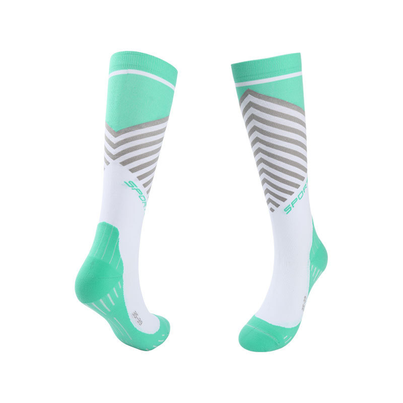 Picture of Autumn and Winter Professional Cycling Socks for Men and Women, Skipping Rope, Running Sports Socks, Slim and Beautiful Leg Pressure Socks, Long Compression Socks