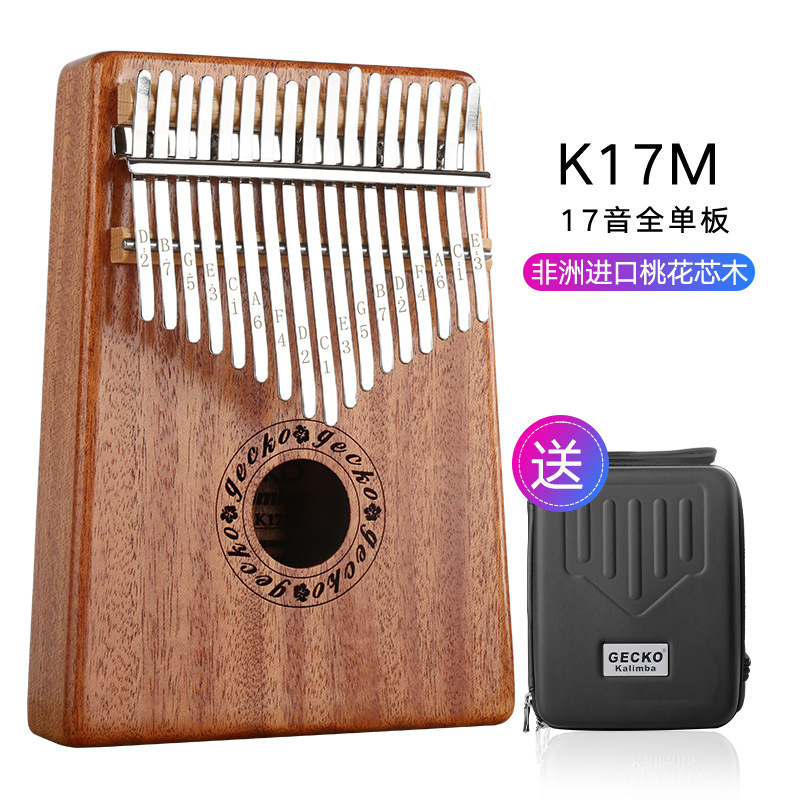 Picture of Gecko Kalemba kalimba Thumb 17 Tone Finger Piano Portable Musical Instrument in stock on Demand