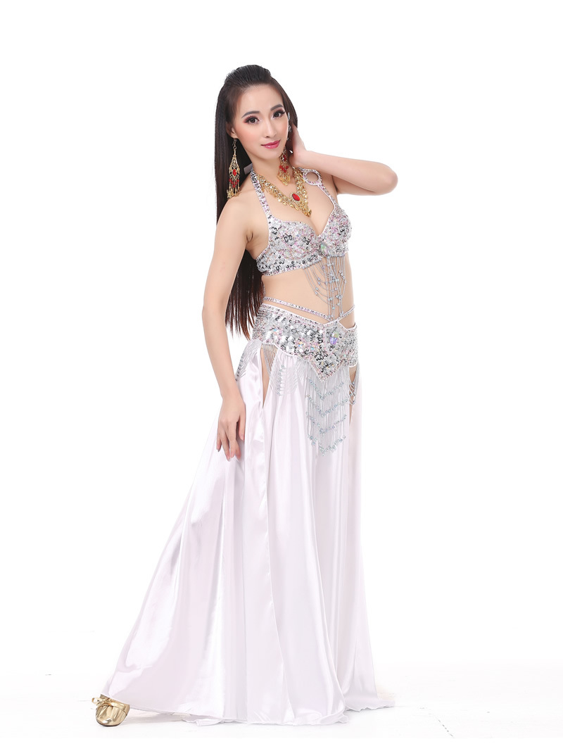 Picture of 802 Double Split Slip Skirt Belly Dance suit Belly Dance Performance Costume Belly Dance Performance suit Performance Costume
