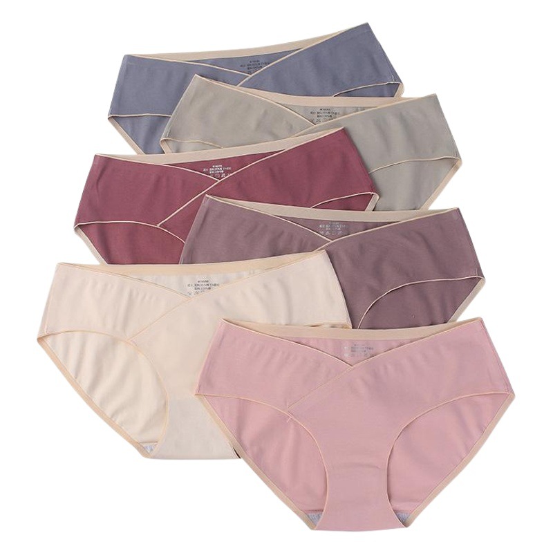 Seamless One-Piece Maternity Underwear, Pure Cotton, Early and Second Trimester Belly Support Pants, Breathable Prenatal and Postpartum Briefs