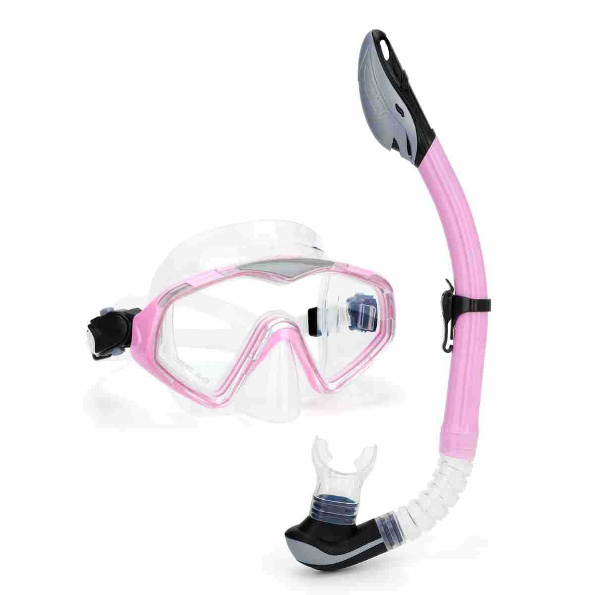 Picture of Wave Promotion Professional Snorkeling Two-Piece Equipment Diving Goggles Snorkel Snorkel Large Frame Large Field of View