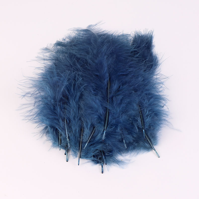 Picture of Cross-Border Wholesale Turkey Feathers Pointed Tail Velvet Feathers Colorful Feathers Dream Catcher Feathers Feather Lamp Wave Ball Feathers