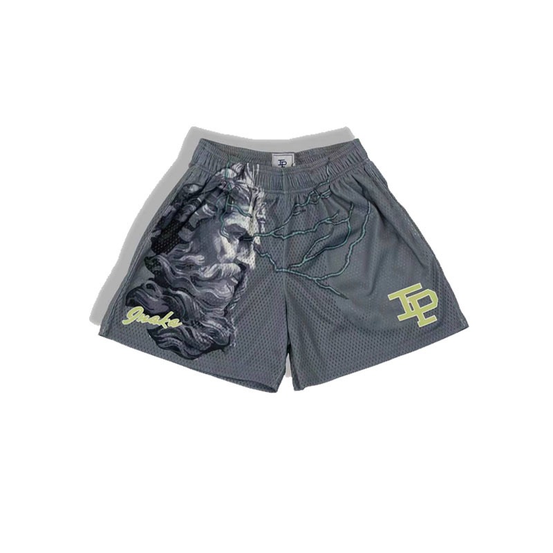 American Fashion Brand Basketball Shorts Casual Sports Hole Pants Shorts Fitness Quick-drying Shorts