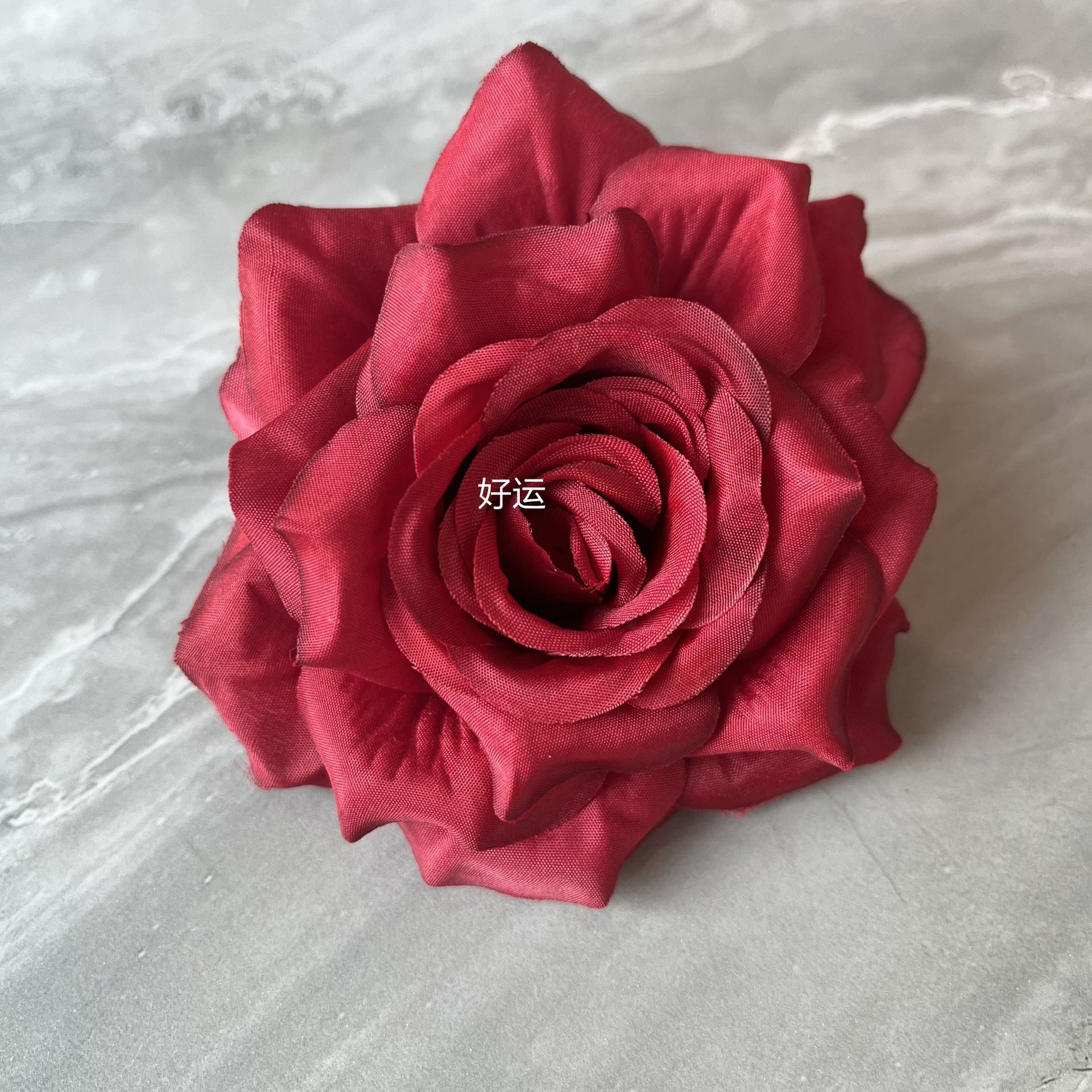 Picture of Simulation Rose Head Diamond Rose diy Decorative Clothing Hat Design Fucheng Handmade Rose Wedding Flower