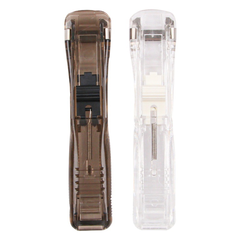 Ins High Color Value Pusher Supplementary Clip Medium Transparent Metal Clip Punch-Free Document Test Paper Small Clip Wholesale
