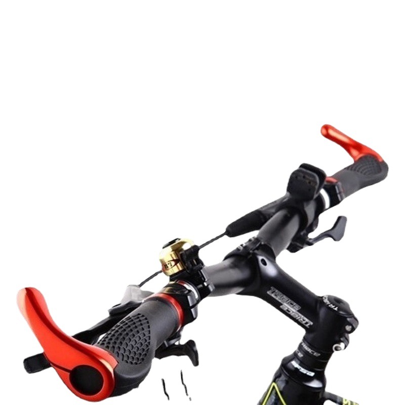 Cross-Border Aluminum Alloy Mountain Bike Auxiliary Handlebar Bicycle Grip Aluminum Alloy Horn Handlebar Cover Auxiliary Handlebar Bicycle Handlebar Accessories