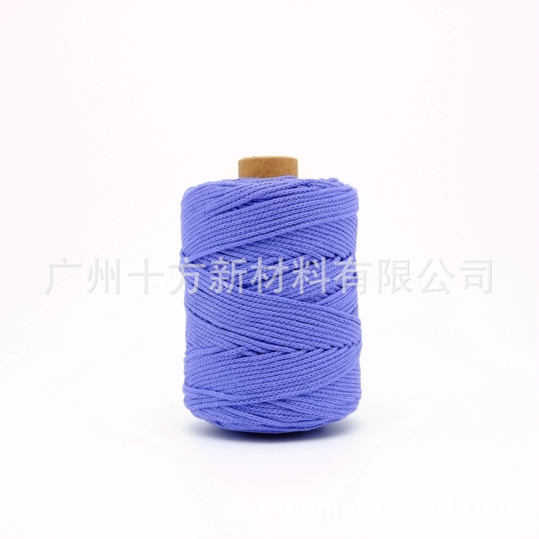 Picture of Wholesale color 1.5mm round strand yarn combed cotton thread crochet wool knitting handmade thread DIY cotton rope