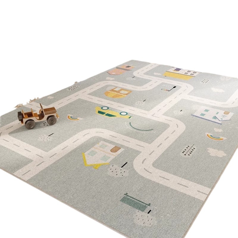 Carpet Living Room Children's Room Layout Reading Area Parking Lot Early Education Center Floor Mat Climbing Mat Bedroom Study Mat