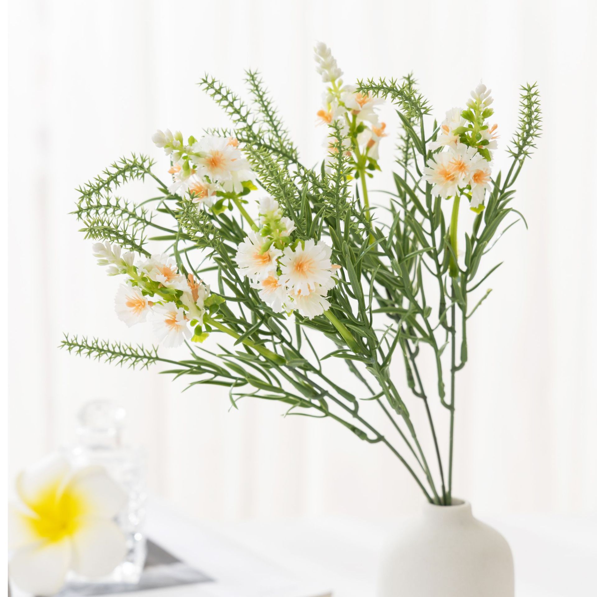 Picture of Baihuabang Simulation Plant Lavender Small Floral Water Grass Handmade Flower Foreign Trade Simulation Flower Ornaments Plastic Decorative Flower