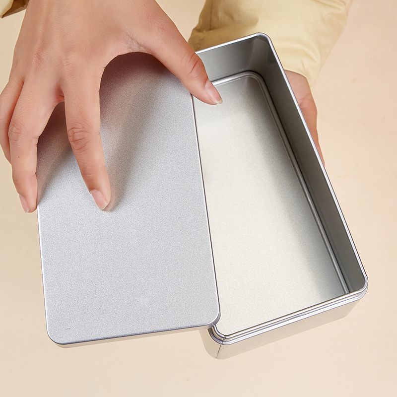 Picture of Thickened Iron Box Storage Box Packaging Box Degradable Advanced Frosted Gift Box Recyclable Paper Towel Box
