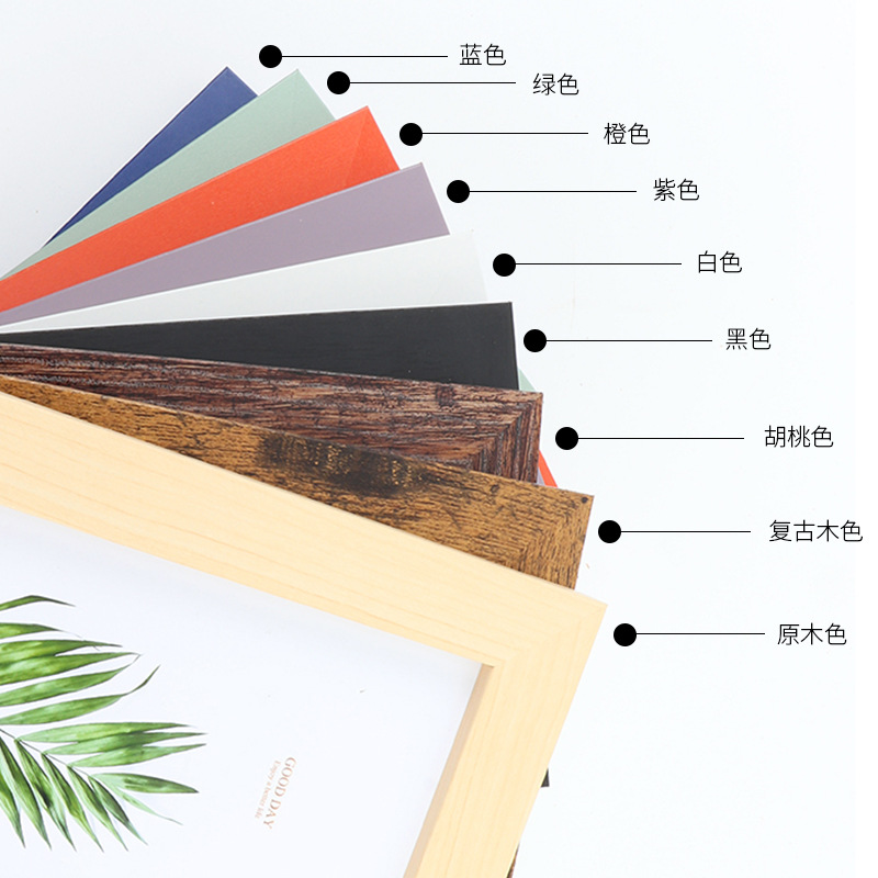 Picture of Large Size Wooden Photo Frame Table Wholesale 567 Inch 8inch 10inch Framed Picture Frame Retro A4A3 Wall Hanging Photo Wall