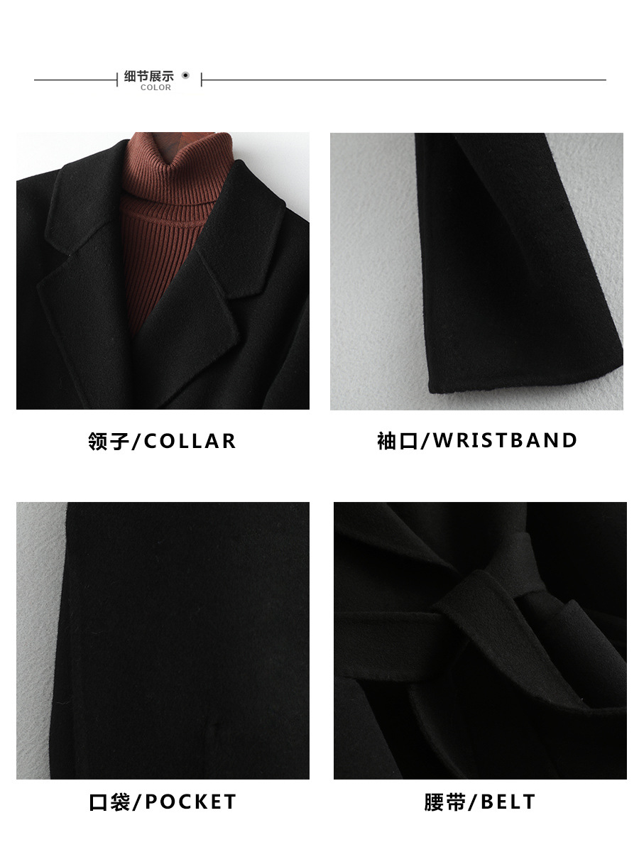 Picture of 『 Benefits』Autumn and Winter New Style Small Double-Sided Cashmere Outwear Women's Short Slim Slim Woolen Outwear for Women
