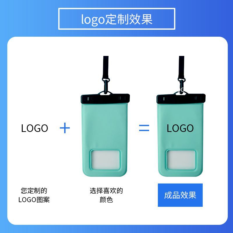 Picture of New PVC waterproof mobile phone bag outdoor beach sports swimming diving touch screen sealed waterproof mobile phone case