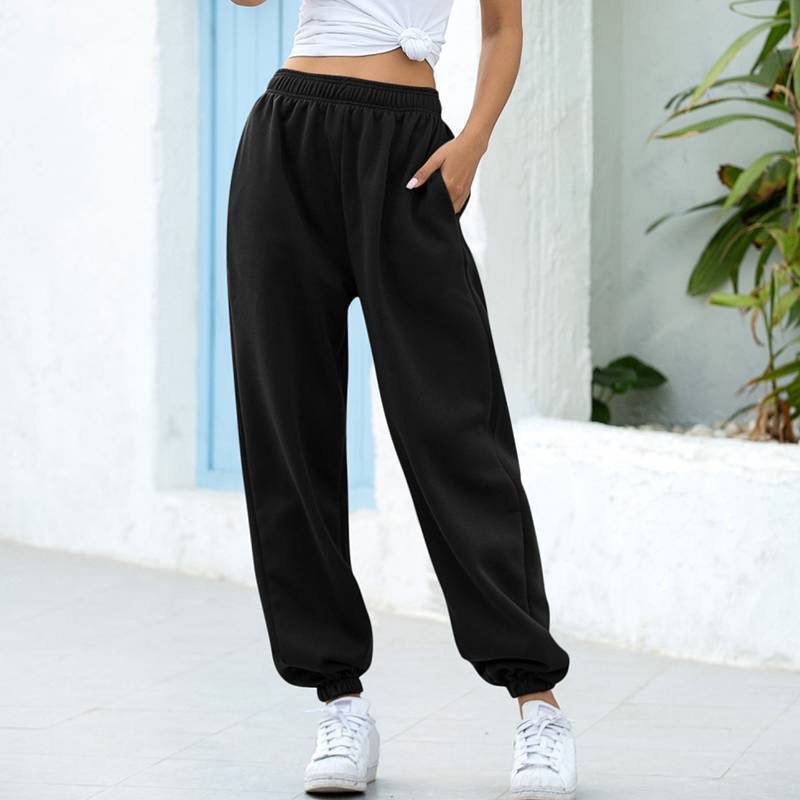 Picture of Cross-Border European and American Loose Casual Sweatpants 2025 Amazon Wish Independent Station Women's Autumn and Winter Velvet Sweatpants