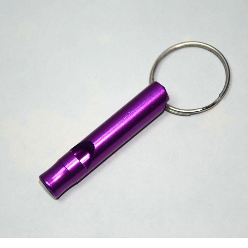 Picture of Small Aluminum Alloy Whistle Lifesaving Whistle Referee Training Whistle Outdoor Portable Aluminum Alloy Whistle