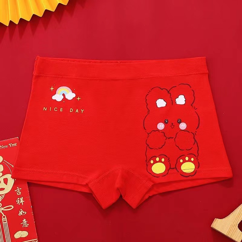Picture of Children's underwear girls' cotton boxer shorts