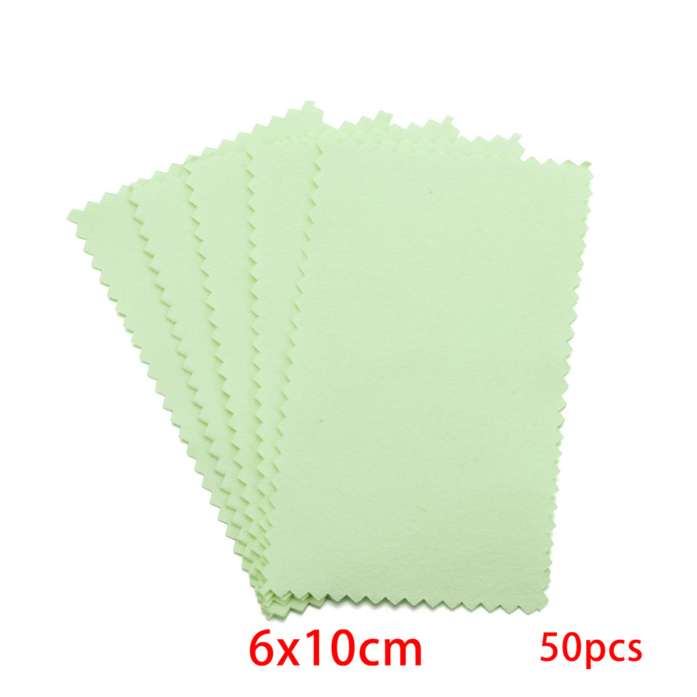 Picture of Jewelry Maintenance Square Marble Pattern Silver Wipe Double-sided Mirror Wipe Cloth Silver Gauze Suede Bright Silver Cloth