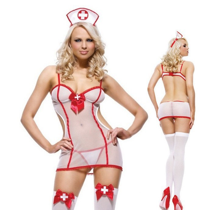 Foreign trade Europe and the United States new sexy uniform temptation role-playing extreme temptation nurse uniform jumpsuit wholesale