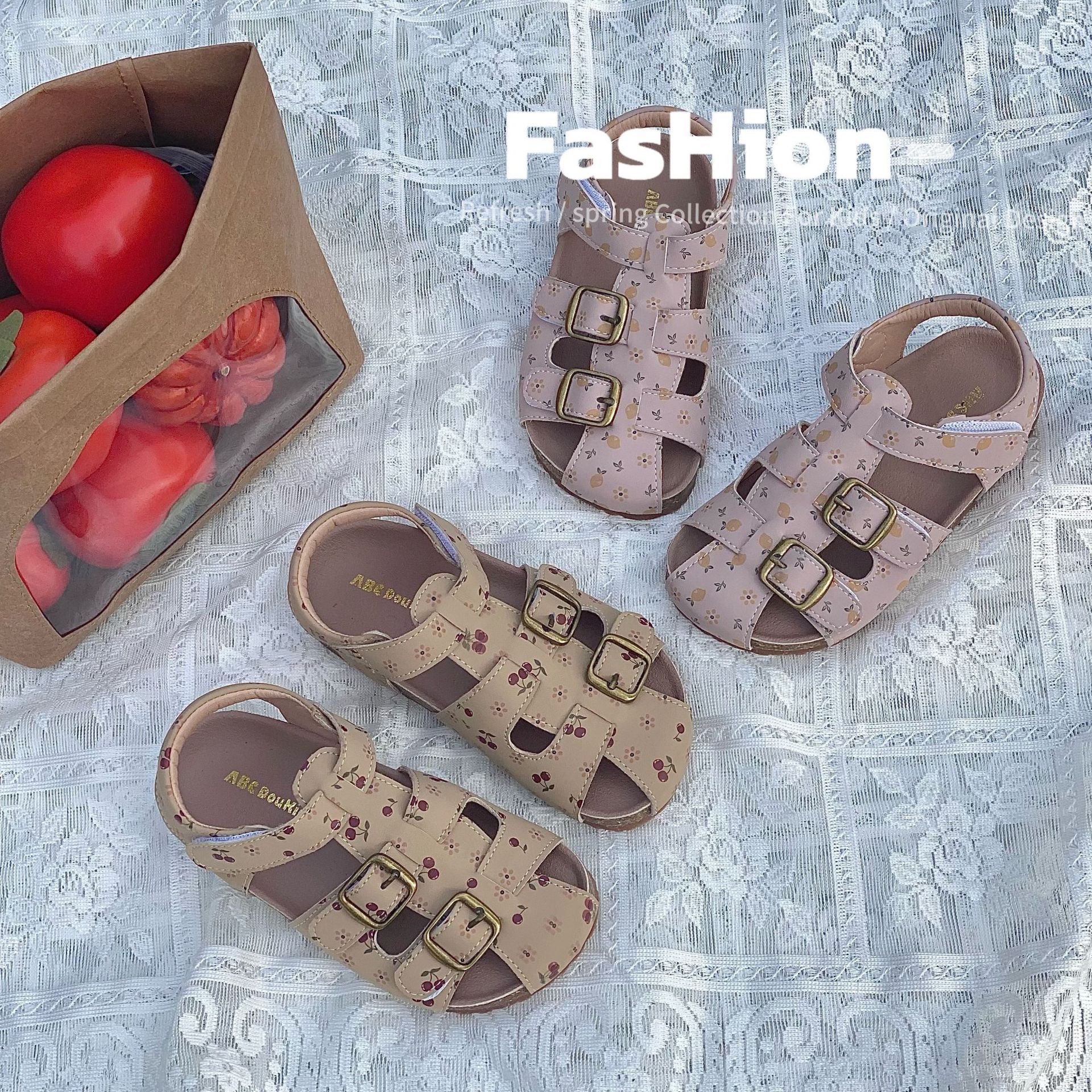 Girls' Birkenness Sandals 2025 Spring New Cute Baby Baotou Princess Shoes Children's Soft Sole Outdoor Beach Shoes