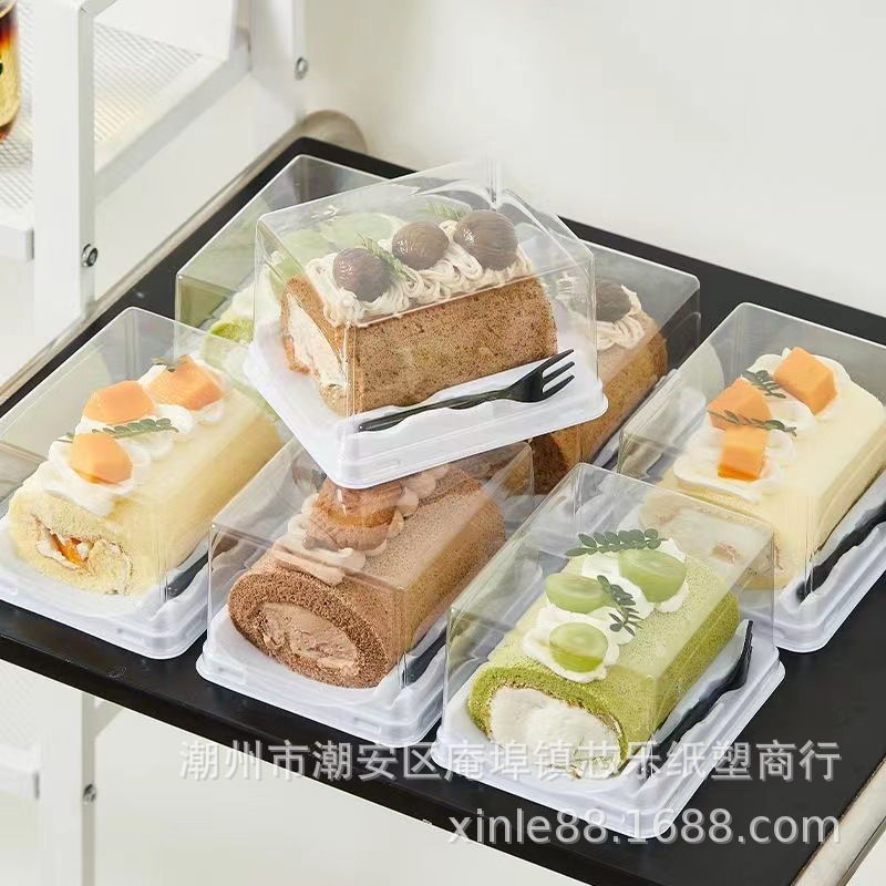 Cake roll packing box Menglong roll box quilt roll towel roll tiger skin roll cutting parts Net red sun packaging box