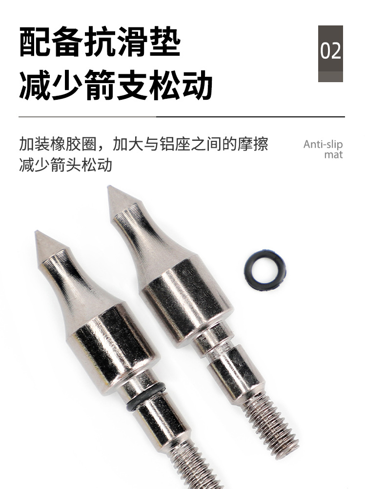 Picture of Cross-border wholesale 8.8mm arrow outer diameter 8.8mm arrow bow accessories archery equipment short arrow can be screwed off