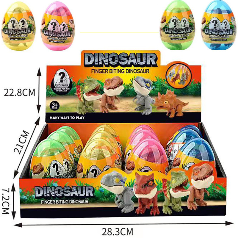 Picture of Cross-border New Explosions Children's Educational Finger-biting Dinosaur Toys suit Finger-biting Dinosaur Small Animal Blind Bag Blind Box