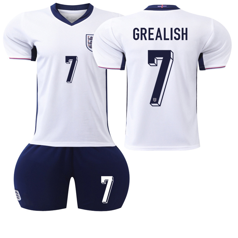 Picture of Euro 2024 New Football Jersey suit England Home Jersey Number 9 Kane 11 Foden 10 Bellingham