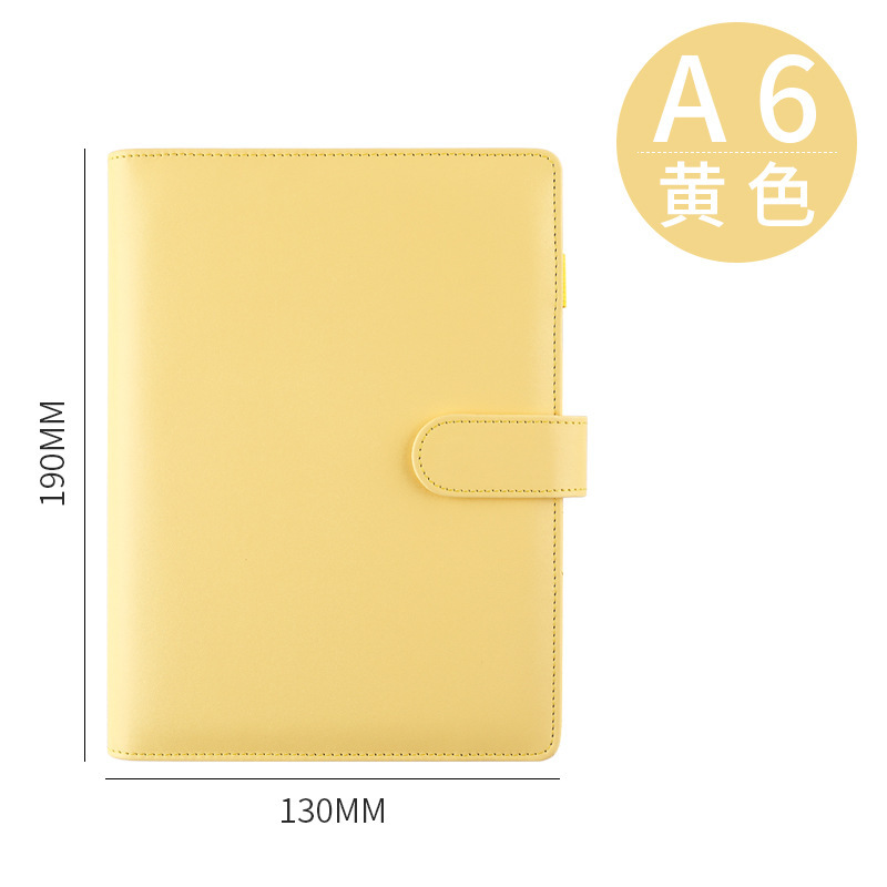 Picture of Spot Cross-Border Internet Celebrity Creative Macaron Notepad Loose-Leaf Notebook Notebook A6 Can Be Printed with Logo