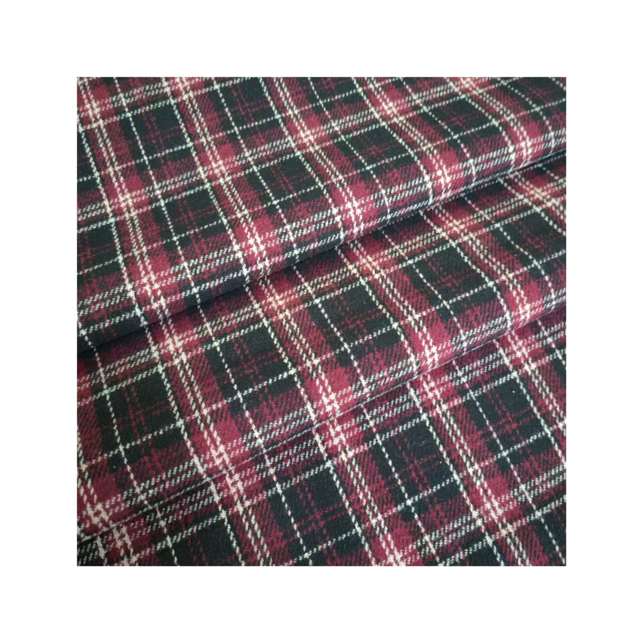 Picture of Shaoxing factory in stock autumn and winter plaid fashion children's clothing shirt shoes hat bags plaid woolen fabric