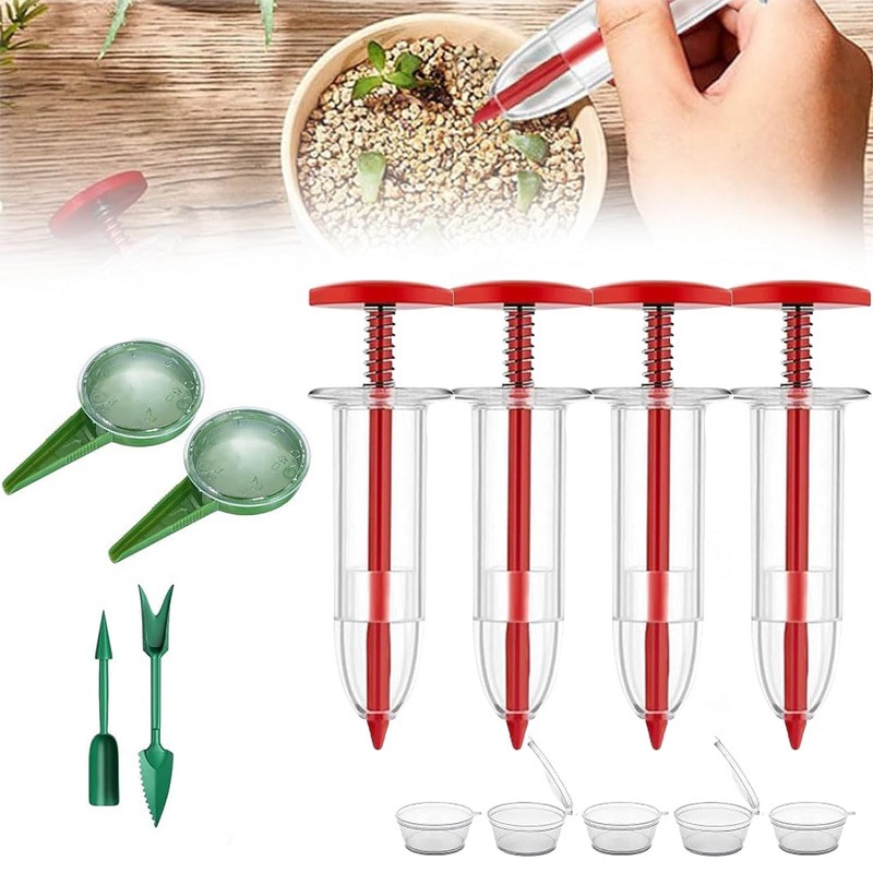 Amazon 13 Piece Set Handheld Mini Planter Small Seed Planting Tools Seed Dispenser Gardening Accessories