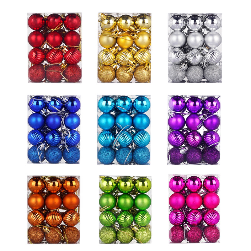 Cross-Border Christmas Decorations Electroplated Bright Special-Shaped Ball Plastic Ball Shopping Mall Ceiling Christmas Ball Christmas Tree Pendant