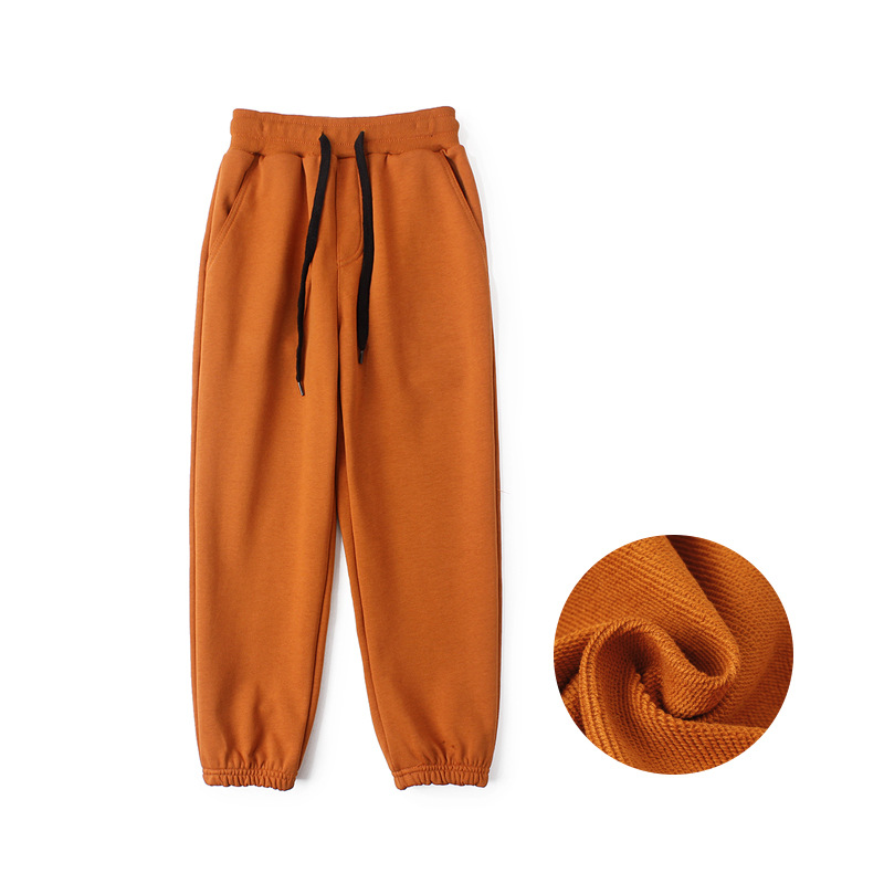 Picture of Autumn Korean Style New Boys' Sports Pants, Big Children's Pure Color Leggings Sweatpants, Anti-Mosquito Pants, Girls' Pants Wholesale