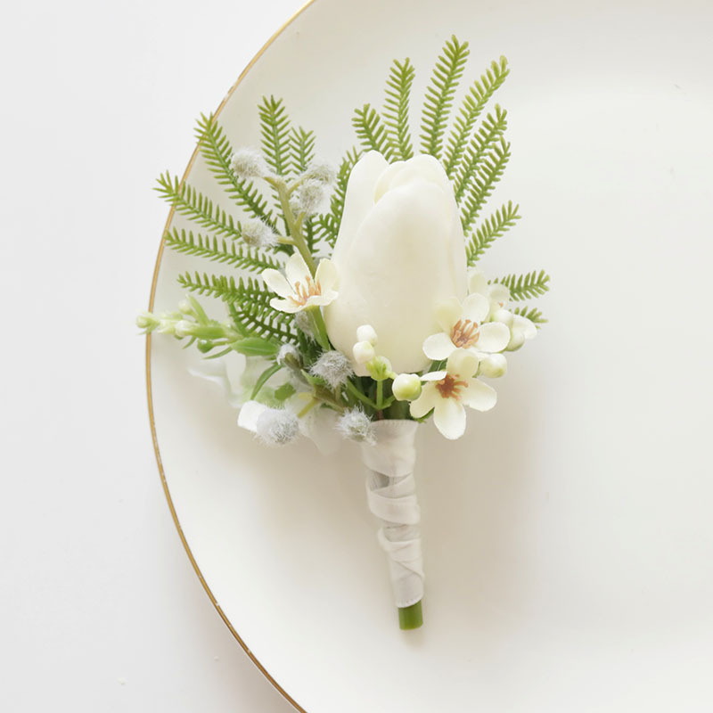 Picture of 237 Western-style business celebration corsage hand flower wedding supplies artificial flower studio photo props White series