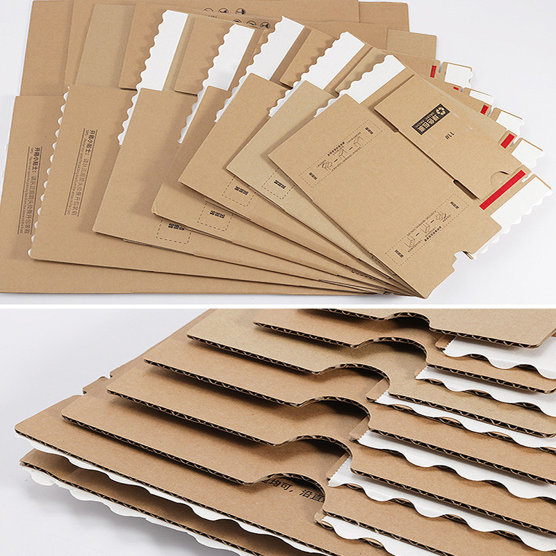 Picture of Factory Wholesale Processing Tape-Free Tear-Off Corrugated Carton Three-Layer Five-Layer Extra Hard Zipper Box Storage Tear-Off