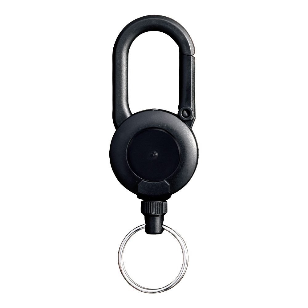 Picture of Retractable key chain elastic pull rope easy pull buckle anti-loss extension cord high rebound easy pull key chain