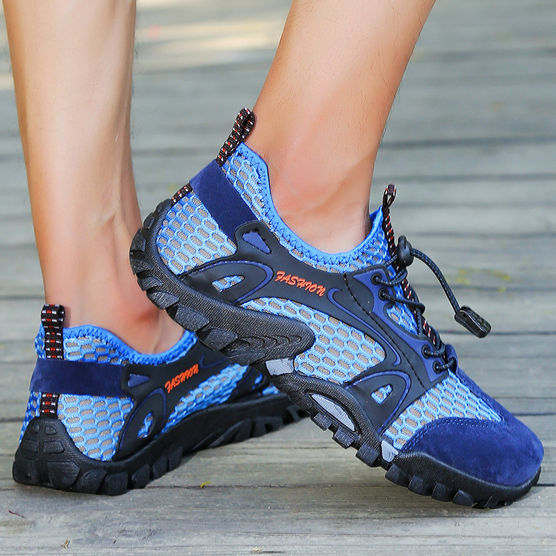 Picture of 2025 Summer New Outdoor Shoes Hiking Shoes Men's Mesh Men's Shoes Non-slip Quick-drying Hiking Shoes Wading Shoes
