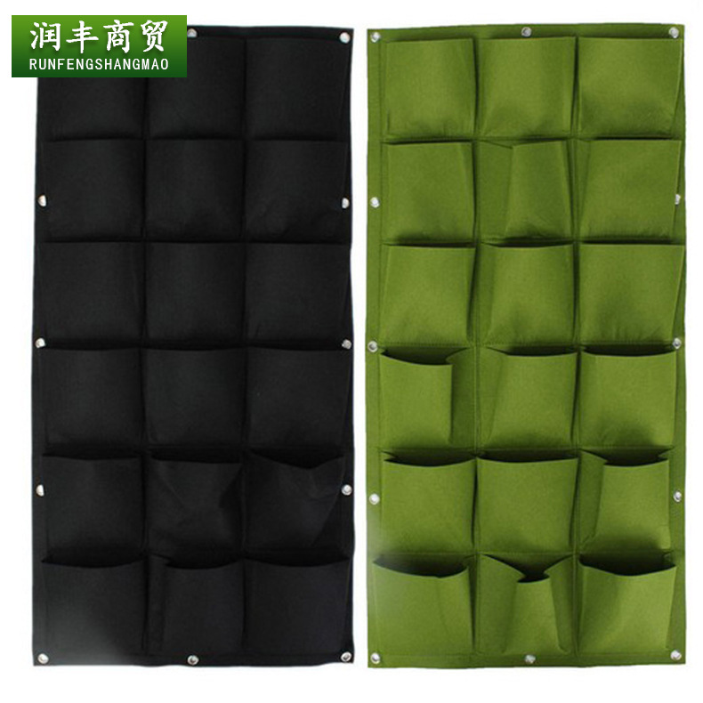 [Planting bag] multifunctional wall-mounted environmental protection felt Plant bag Wall Greening felt planting bag wholesale