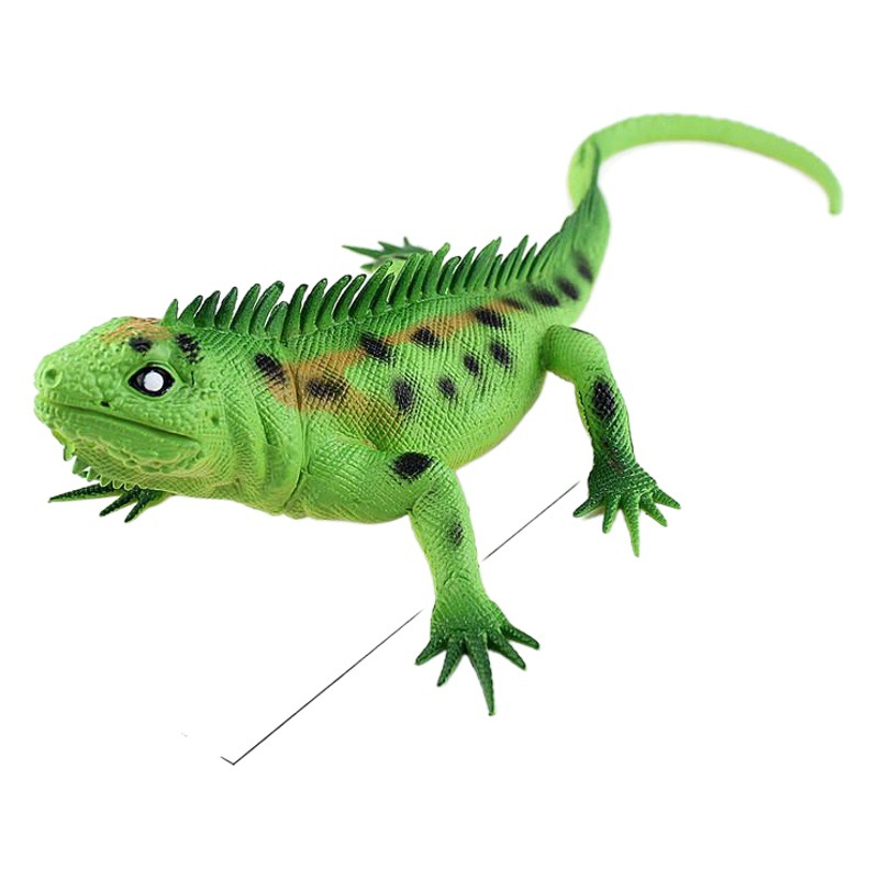 New simulation lizard model toy sound animal model crocodile funny toy with BB whistle wholesale
