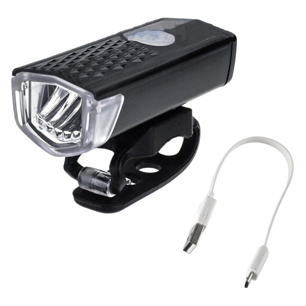 Bicycle Headlight USB Charging Night Cycling Light Warning Light Super Bright Light Outdoor Cycling Set Mountain Bike Front and Rear Lights