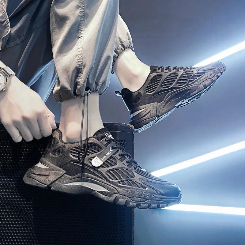 Picture of Spring and Summer Sports Shoes, Men's Dad Shoes, Breathable Student Casual Shoes, Korean Style Trendy Versatile Inner Heightening Running Shoes