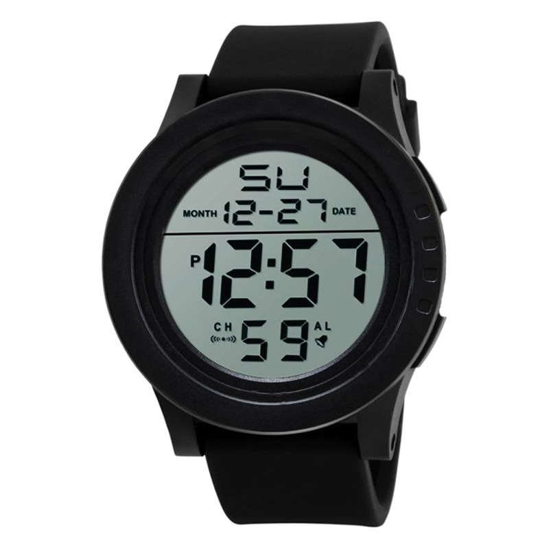 Classic Fashion Dual Display Digital Watch Multifunctional Outdoor Sports Waterproof Cold Light Men's Business Digital Watch Wholesale