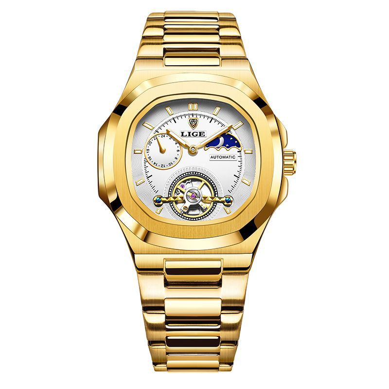 Picture of LIGE/LIGE Men's Watch Fashion Business Mechanical Watch Waterproof Multifunctional New Watch
